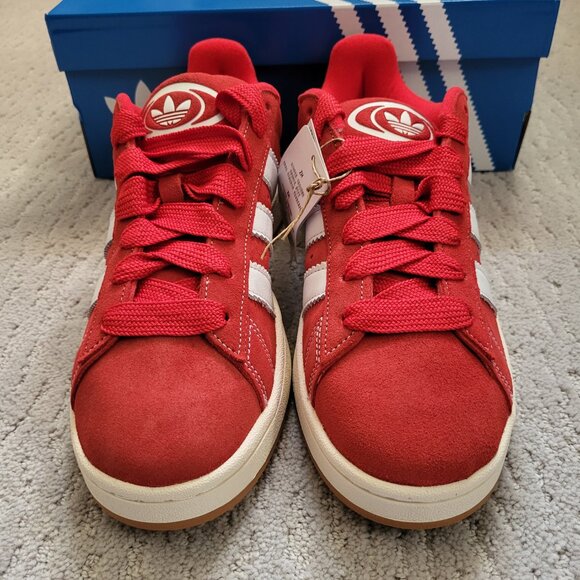 Size 9.5 - Adidas Campus 00s Better Scarlet Cloud White - H03474 - AUTHENTIC NEW - Picture 5 of 10